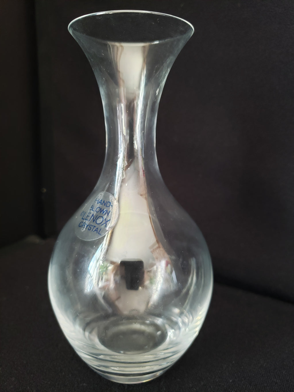 Vintage Crystal Vase Lenox Hand Blown 6-1/2" (lot 2051)