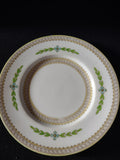 Vintage Minton Kent Bread Butter Plate Bone China Green Turquoise x 3(Lot 5459)