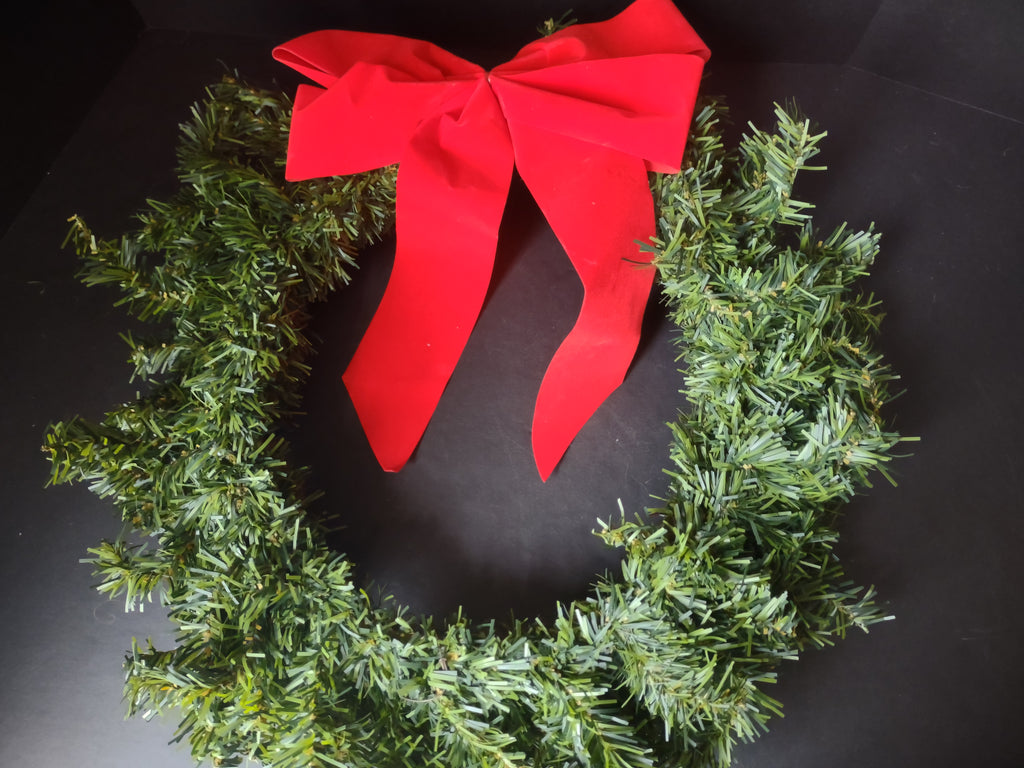 Christmas Artificial Tree Wreath Door Handle Ornament (lot 1222)