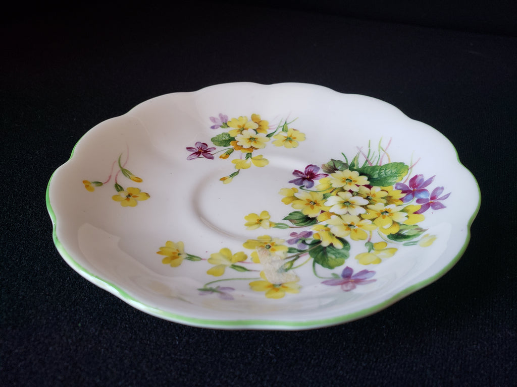 Vintage Royal Albert Bone China Primulette Saucer ONLY (lot 2028)