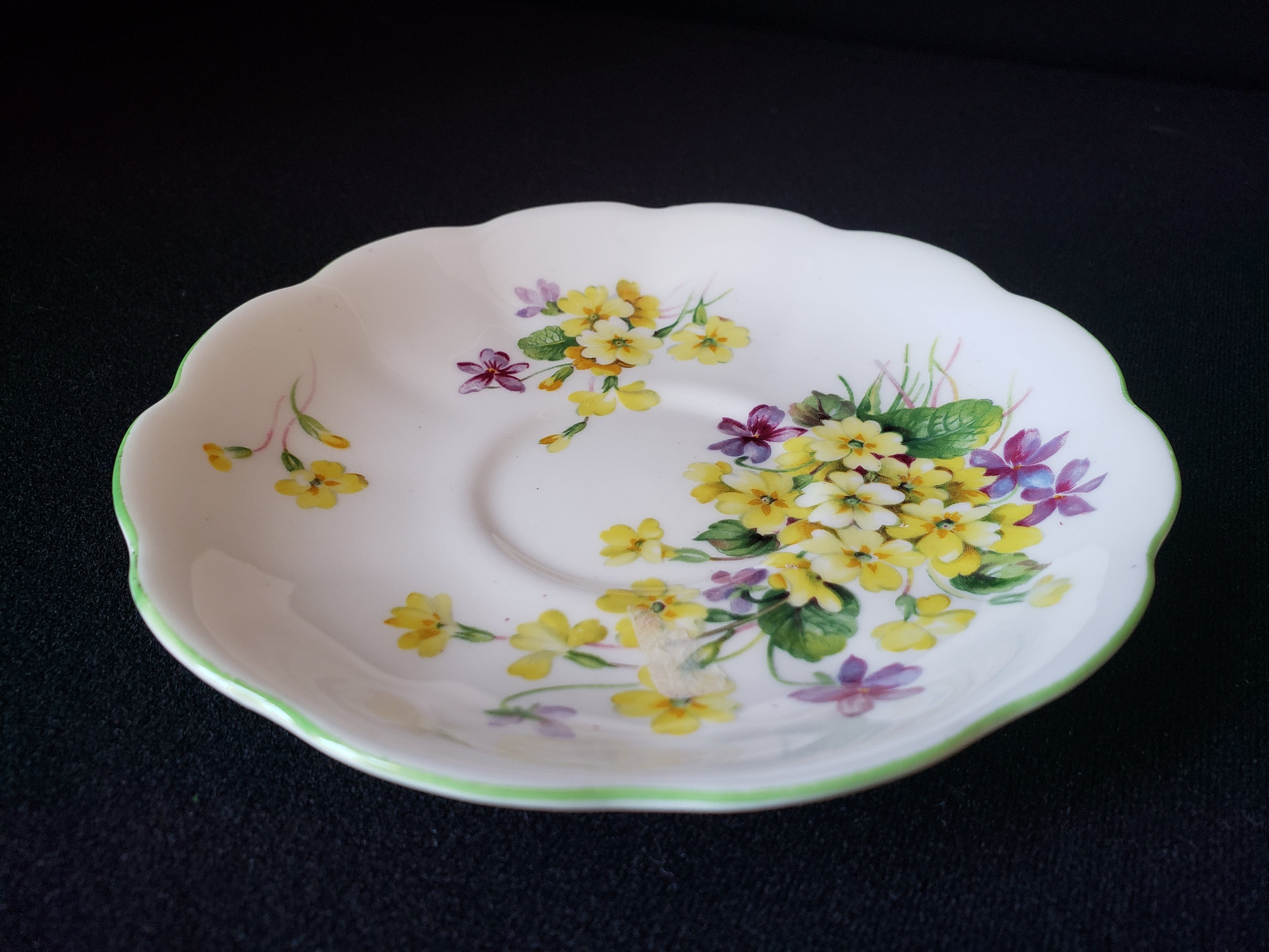 Vintage Royal Albert Bone China Primulette Saucer ONLY (lot 2028)