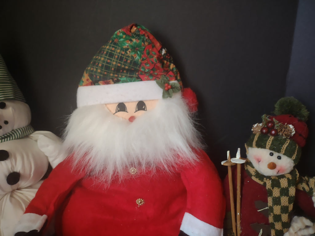 Set of 3 Santa Snowman Christmas Decor (lot 1510)