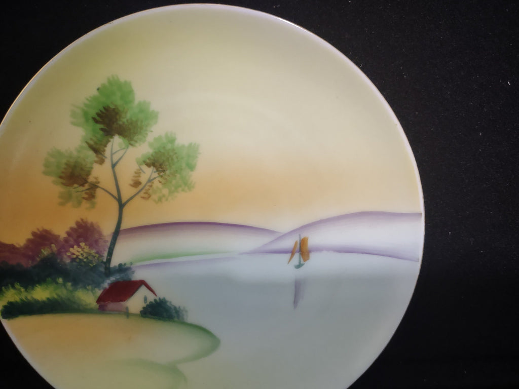 Vintage Collectible Bread & Butter Plate Meito Hand Painted Made in Japan 6" #122