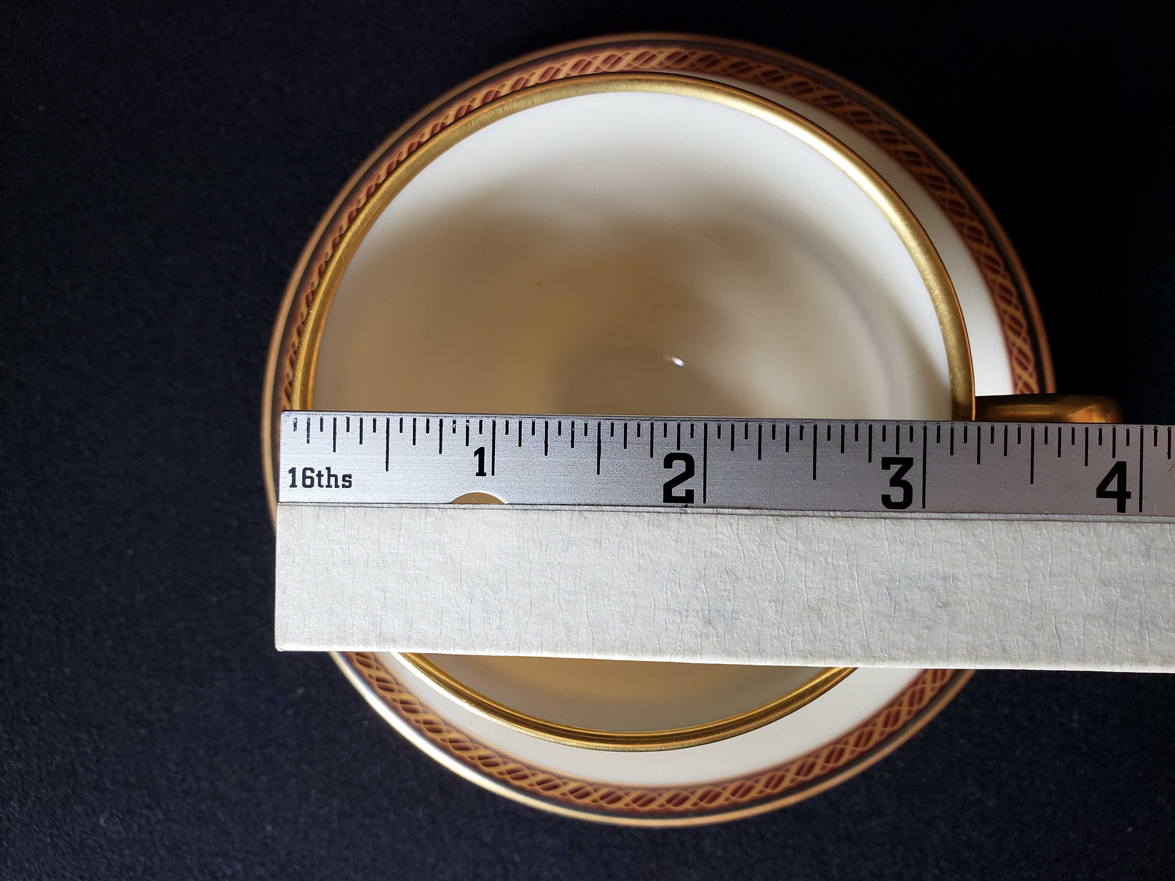 Vintage Lenox Monroe Tea Cup with Saucer (lot 1925)