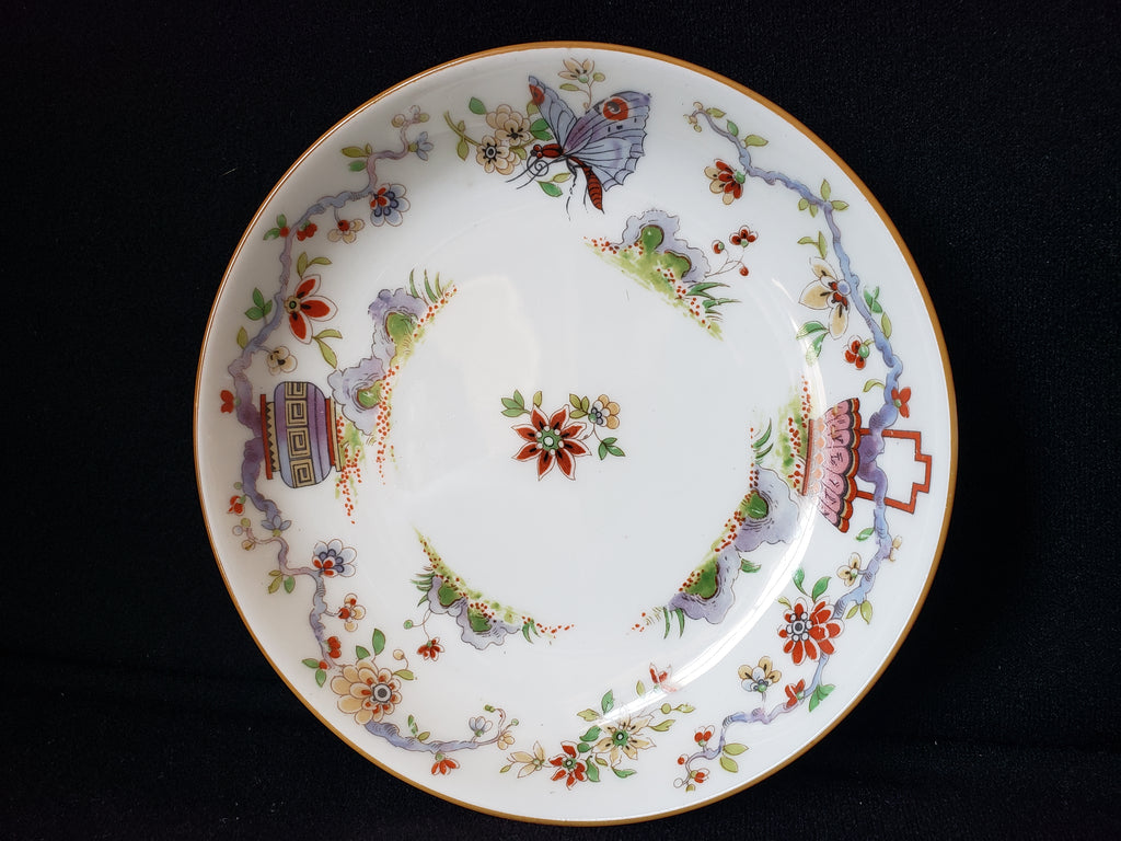 Vintage Royal Worcester Black Higgins Seiter Butterfly Bowl 5-1/2" (lot 2118)
