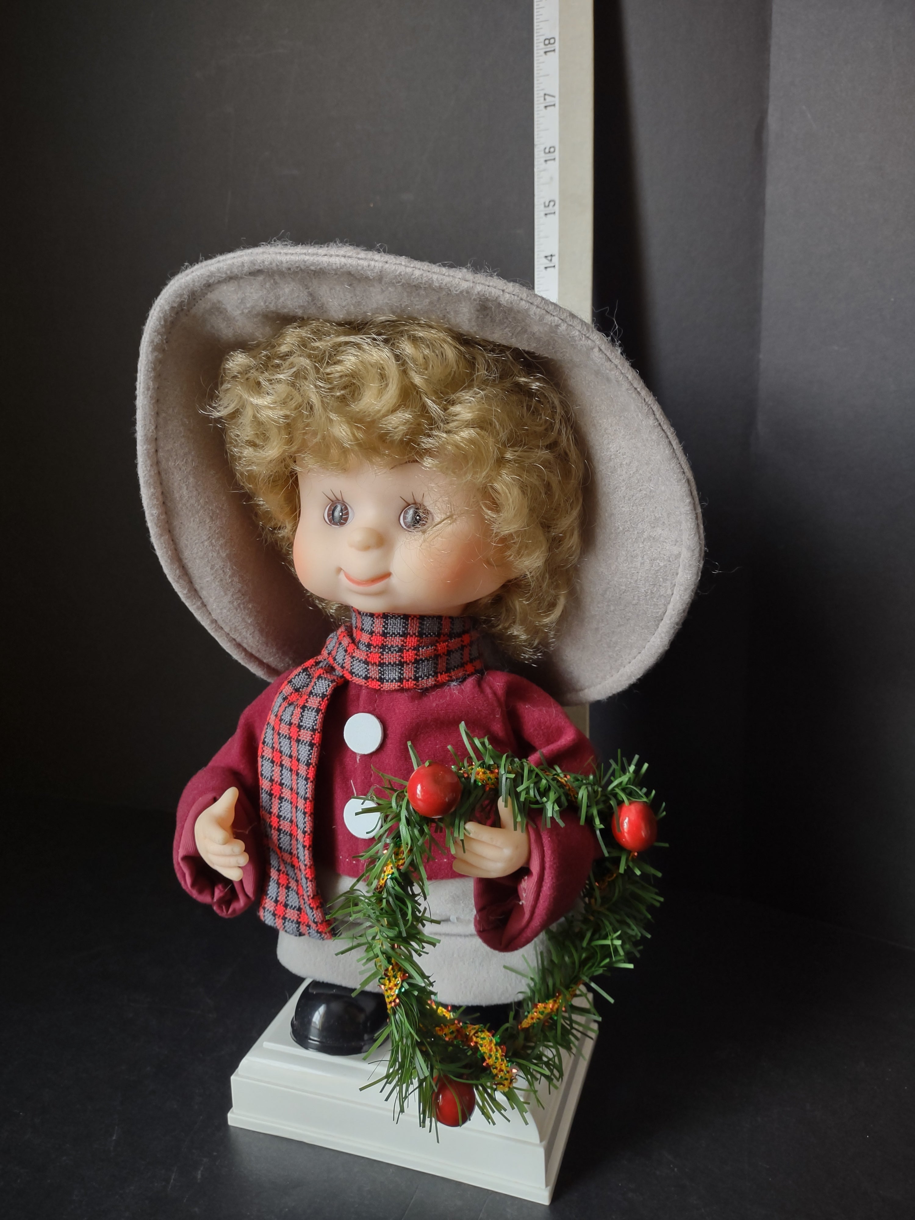 Vintage Christmas Animated Collectible Undercover Kids Derek (lot 1425)