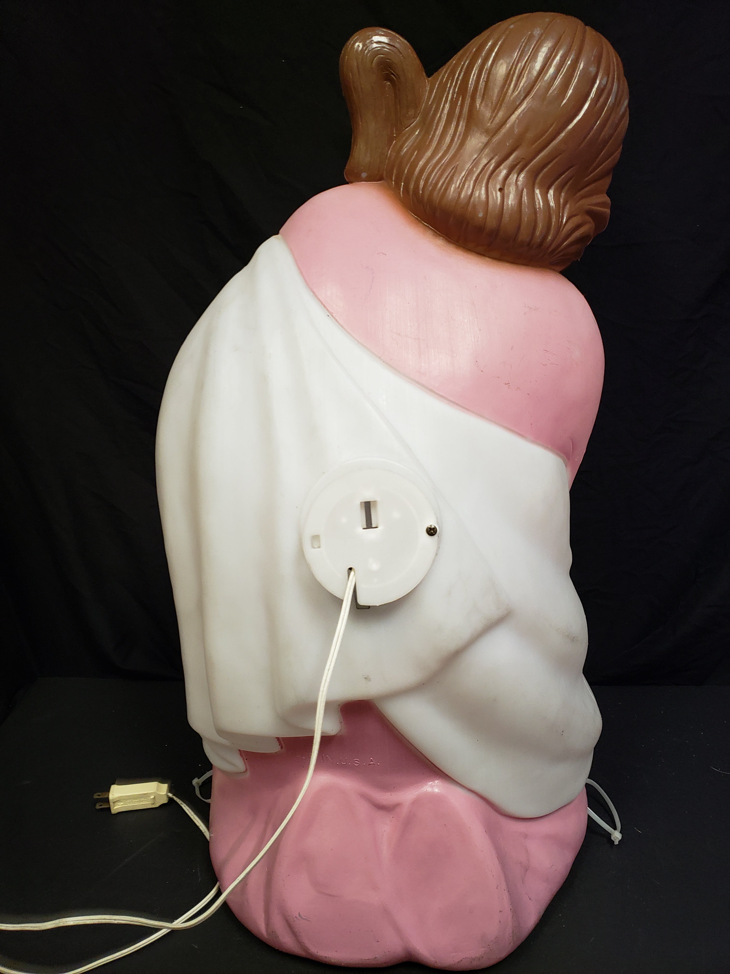 Vintage Christmas Nativity Outdoor Joseph Blow Mold 27"(lot 2251)