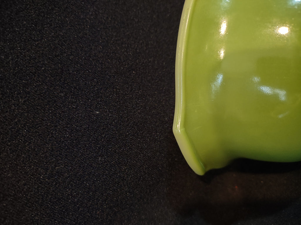 Vintage Glasbake Lime Green 5" Individual Casserole Bowls Set Of 2 (Lot 5228)