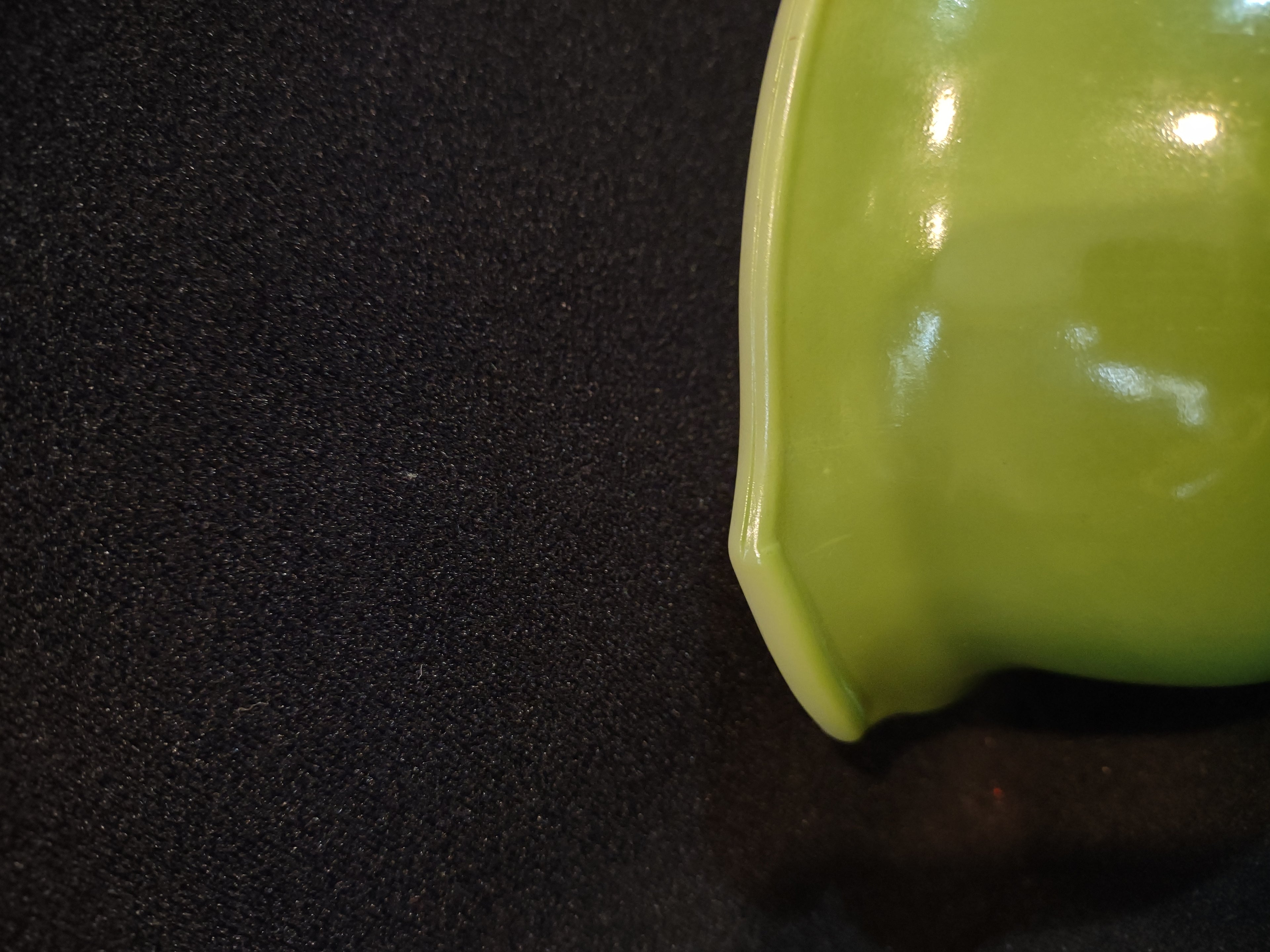 Vintage Glasbake Lime Green 5" Individual Casserole Bowls Set Of 2 (Lot 5228)