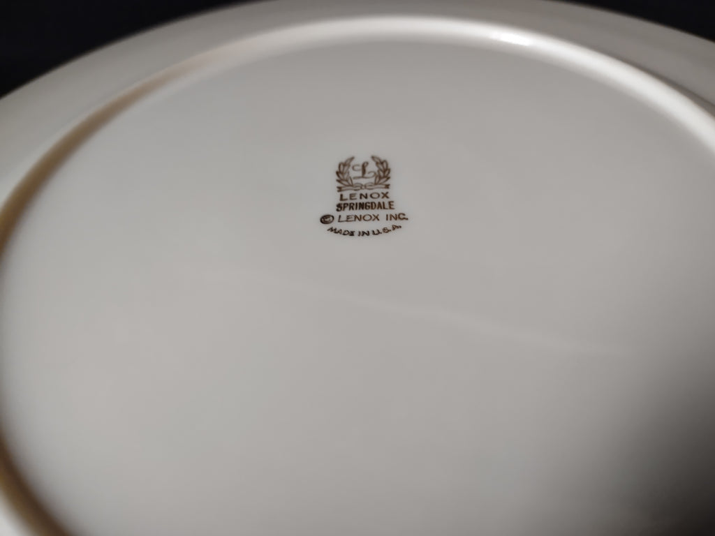 Vintage Lenox Springdale Dinner Plate 10-1/2" (lot 1825)