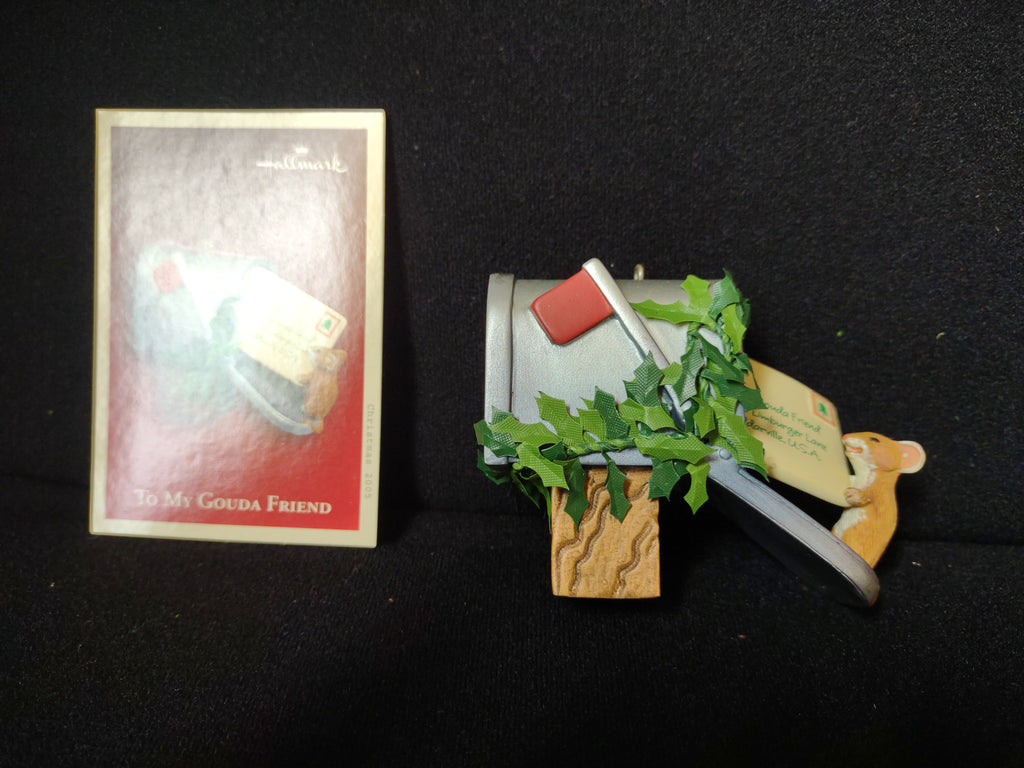 Hallmark Vintage Keepsake Christmas Ornament 2005 To My Gouda Friend (lot 1608)