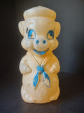 Vintage Blow Mold Piggy Bank Sailor 16" (lot 1466)