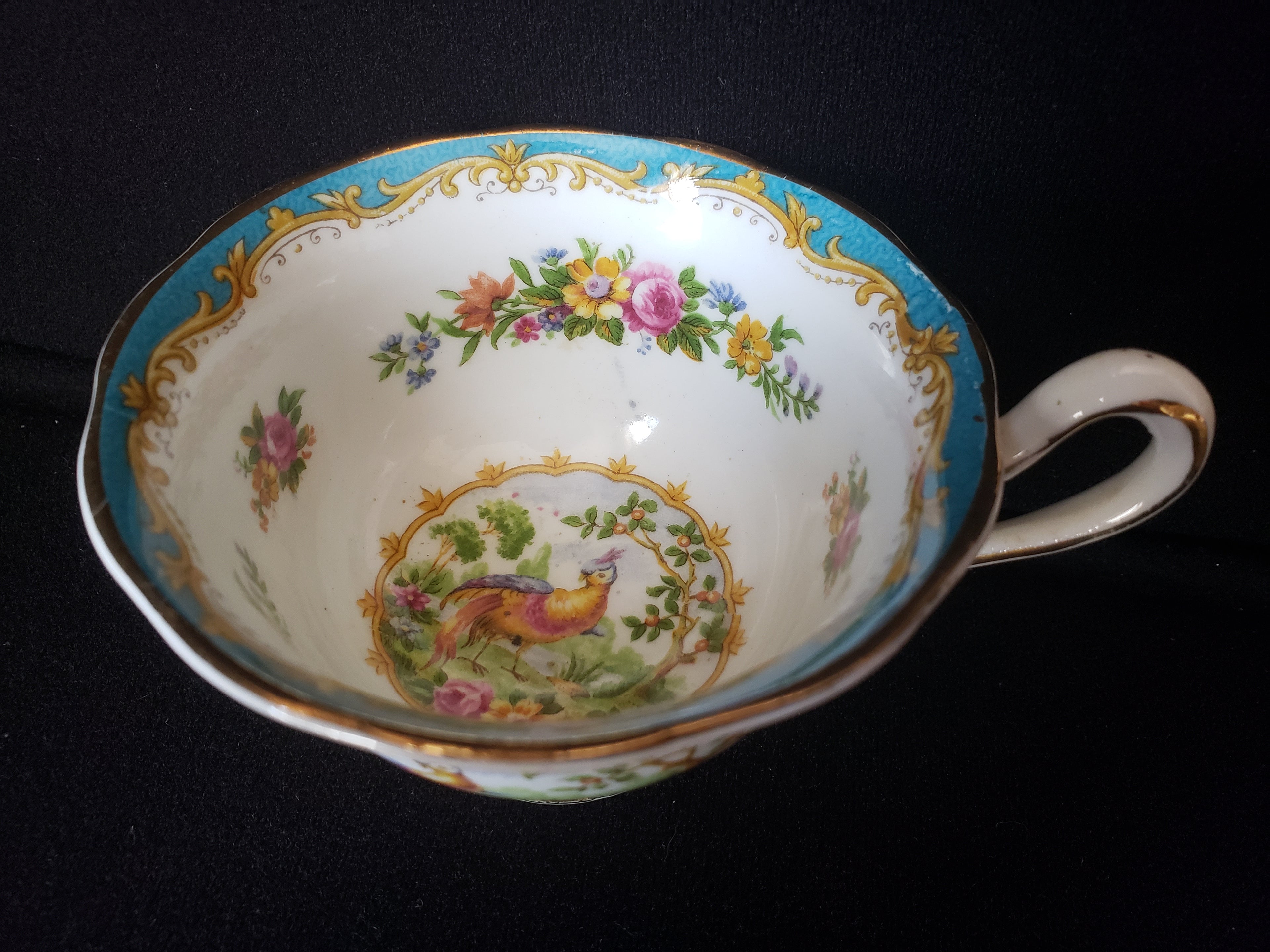Vintage Royal Albert Bone China Chelsea Bird Tea Cup ONLY (lot 2023)