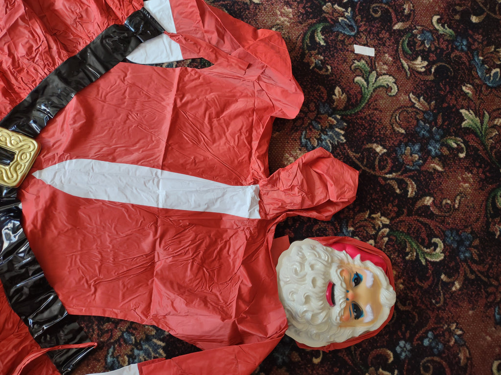 Vintage Christmas Plasti-Personalities Life Size Santa (lot 1346)