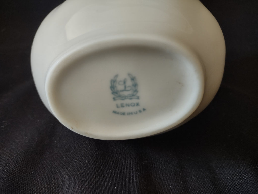 Vintage Lenox Creamer Green Stamp (lot 2000)