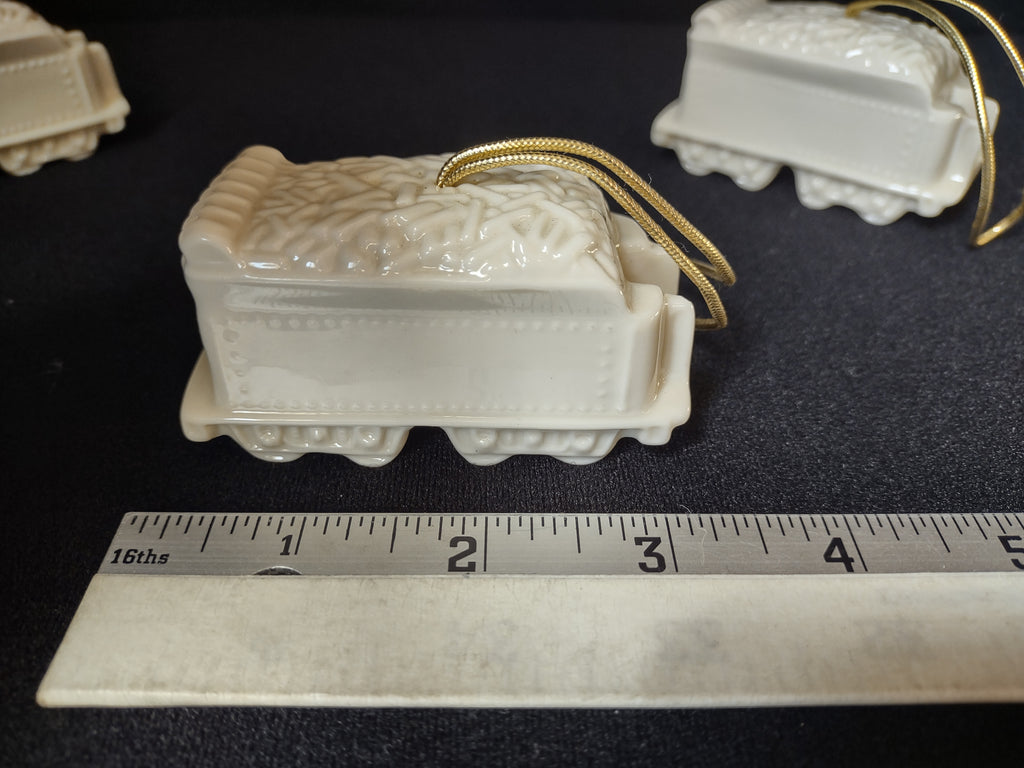 Lenox Set of 3 Train Christmas Ornament (lot 1655)