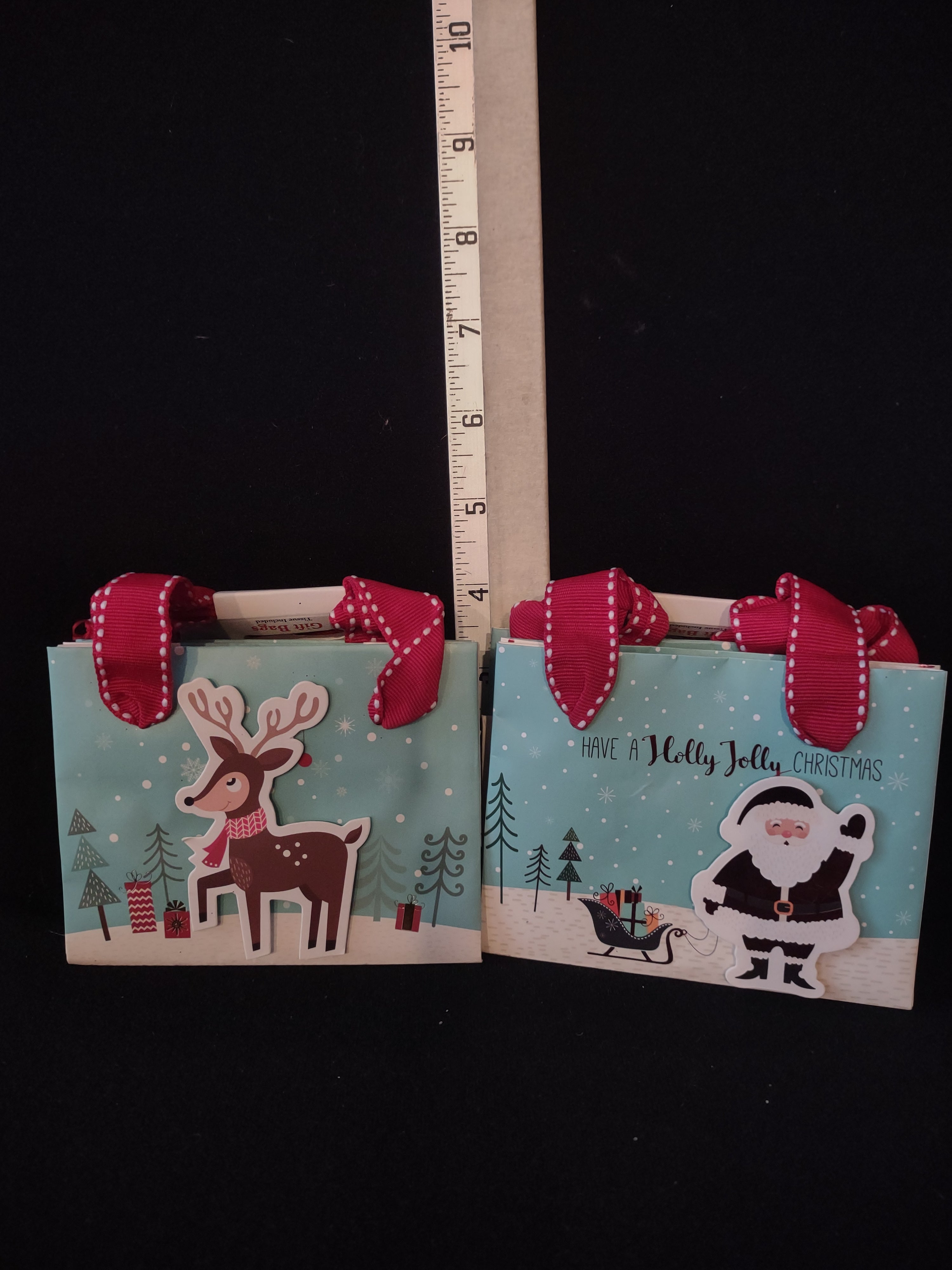 Lot Christmas Gift Bags Gift Card Holders Assorted Sizes Designs (Lot 4595)