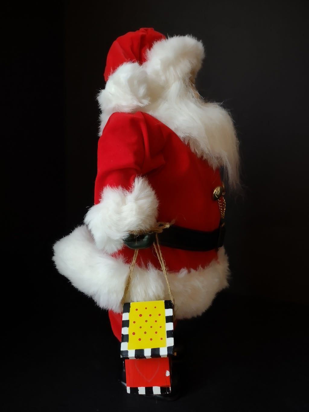 Christmas House of Lloyd all American Santa Claus 18" (lot1375)