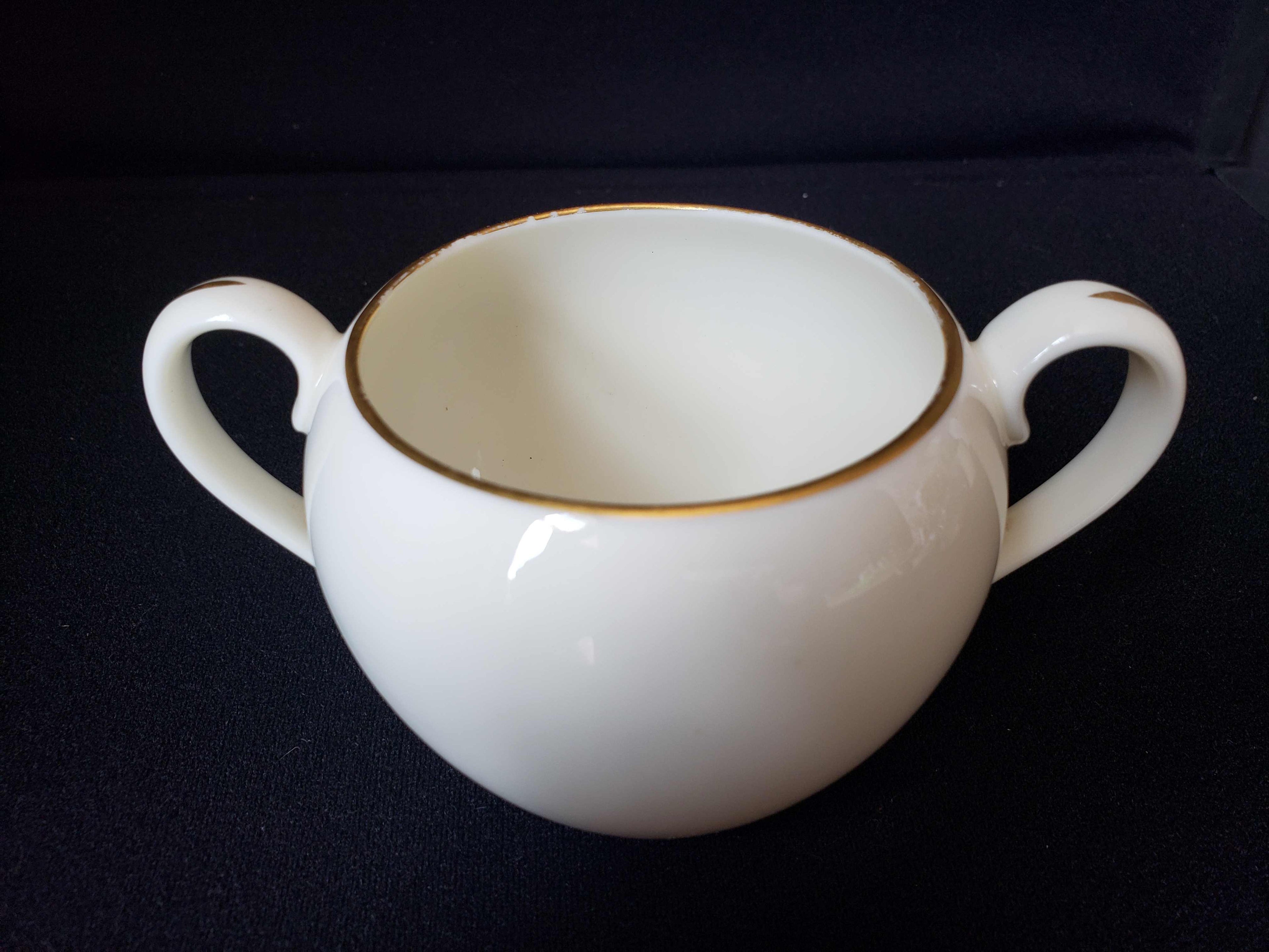 Vintage Lenox Olympia X-303 Sugar Bowl NO LID (lot 1951)