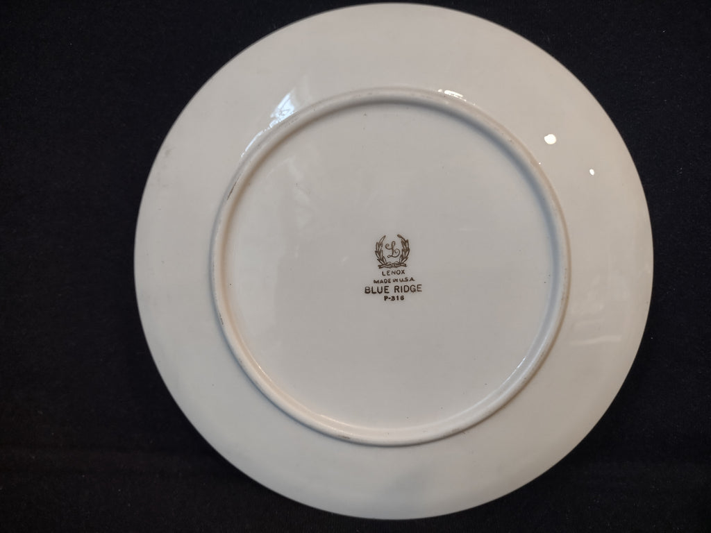 Vintage Lenox Dessert Plate 7" Gold Stamp (lot 1781)