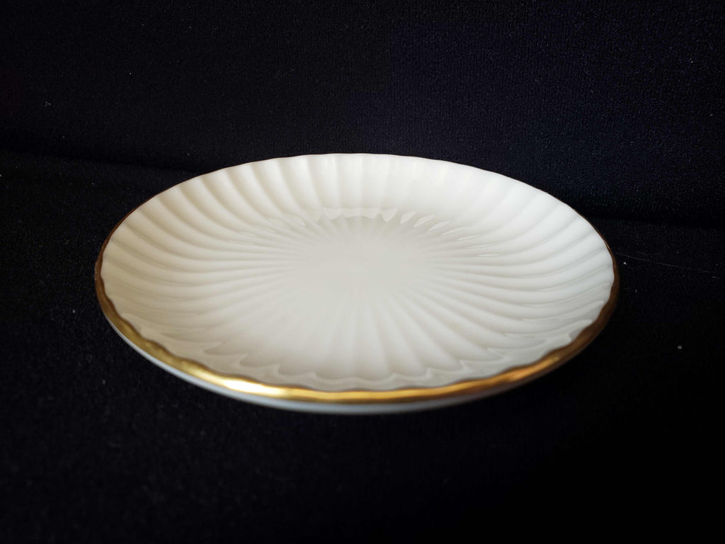Vintage Lenox Coaster Gold Trim 4" (lot 1945)