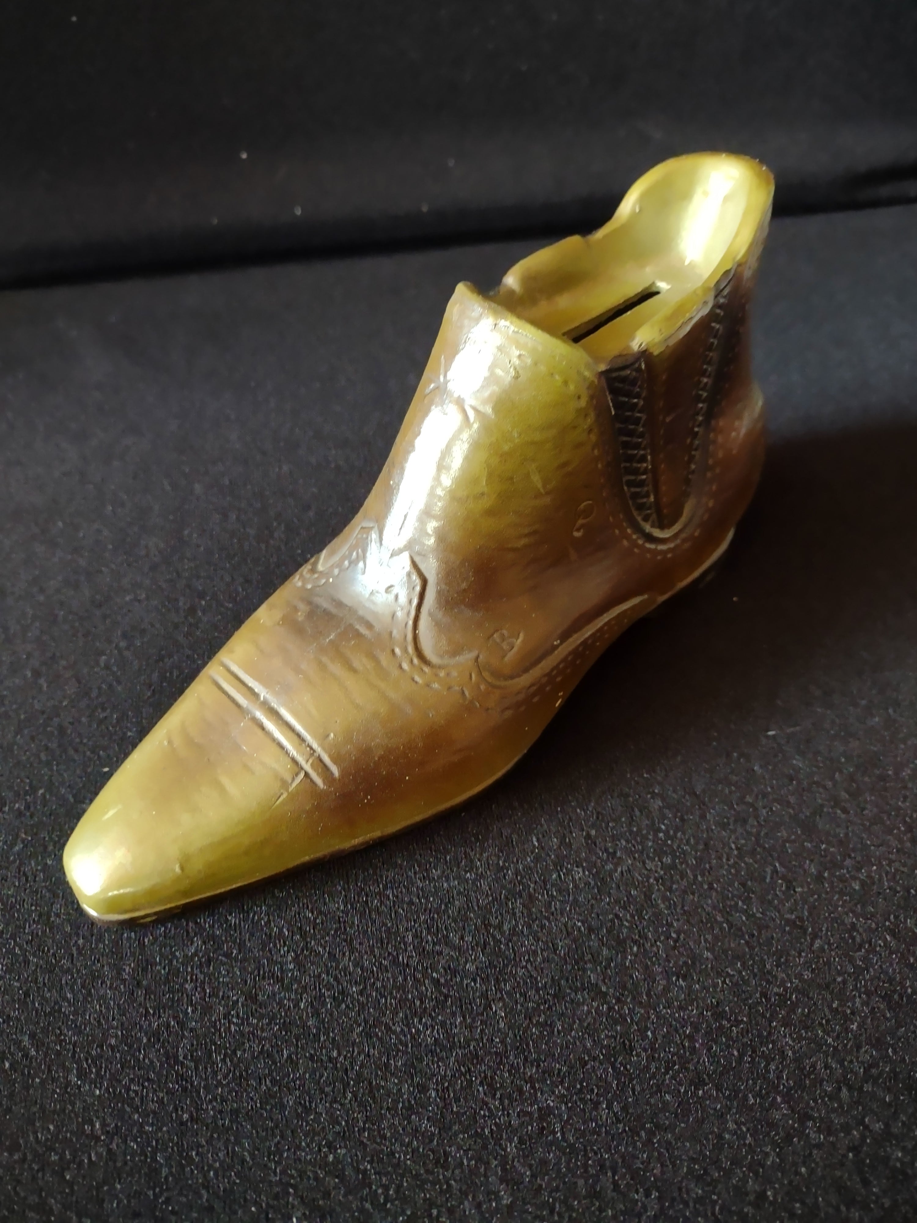 Vintage Lego Cowboy Boot Piggy Bank (lot 5384)