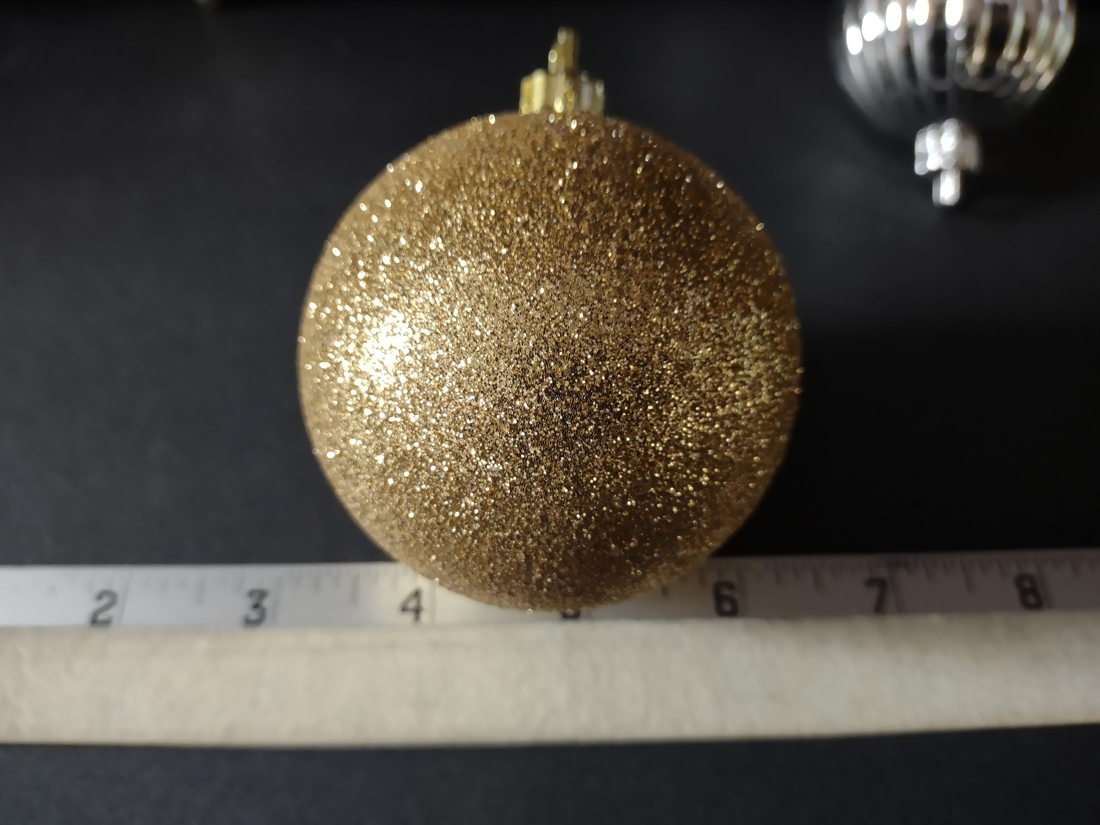 Vintage Christmas Ornaments Golden Silver Shatterproof Plastic 48 ct. (lot 1621)