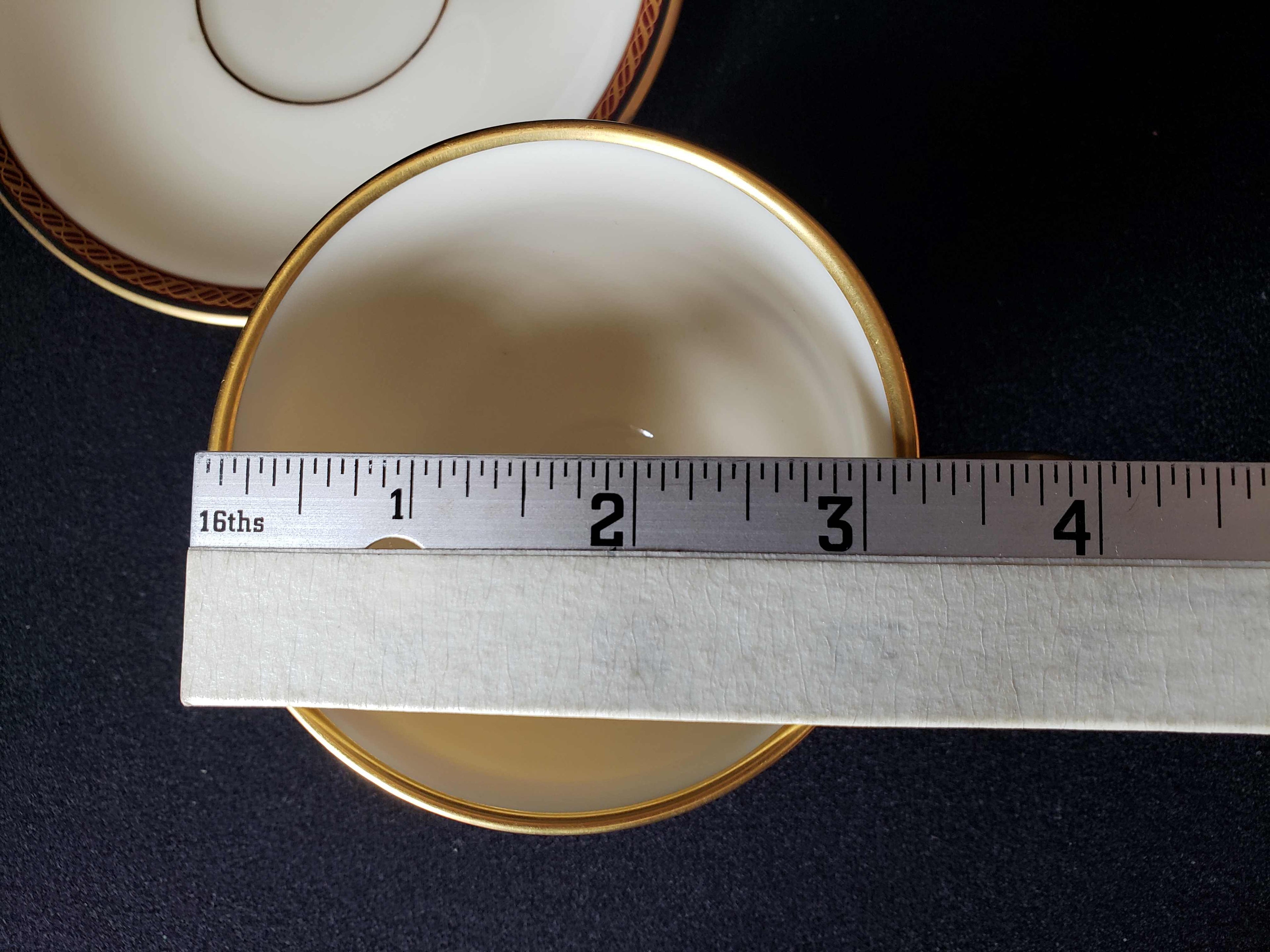 Vintage Lenox Monroe Tea Cup with Saucer (lot 1925)