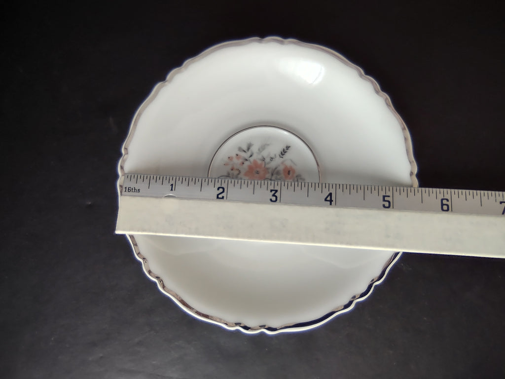 Haviland France Limoges Saucer ONLY Floradora Platinum Trim (lot 976)