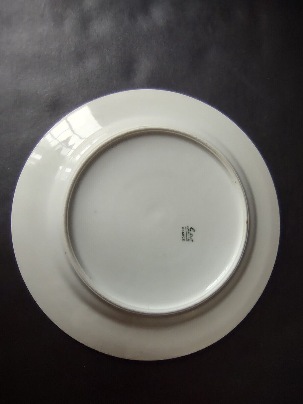 GDA Limoges France Gold Trim Bread Butter White Plate 6-1/4" (lot 665)