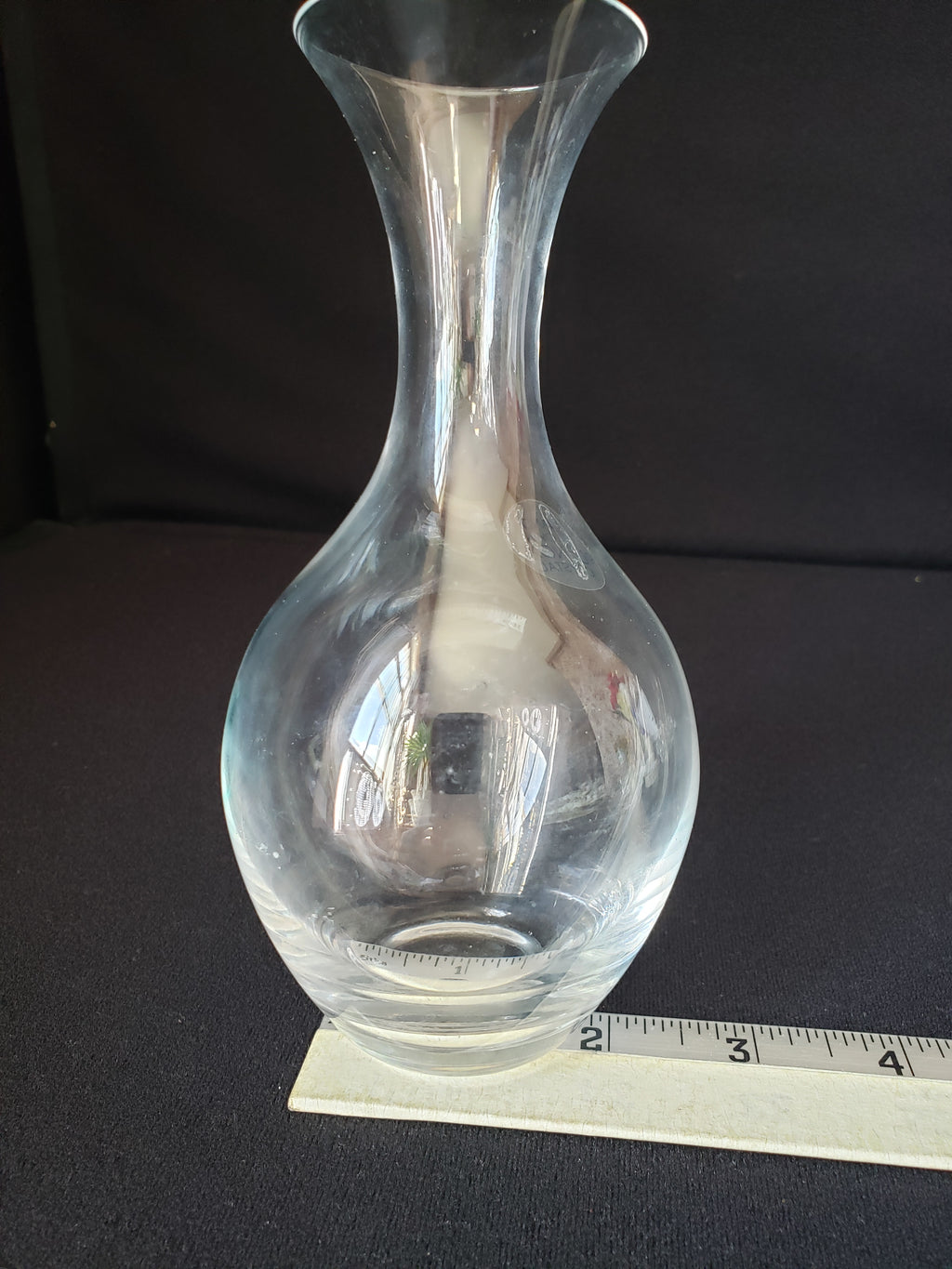 Vintage Crystal Vase Lenox Hand Blown 6-1/2" (lot 2051)