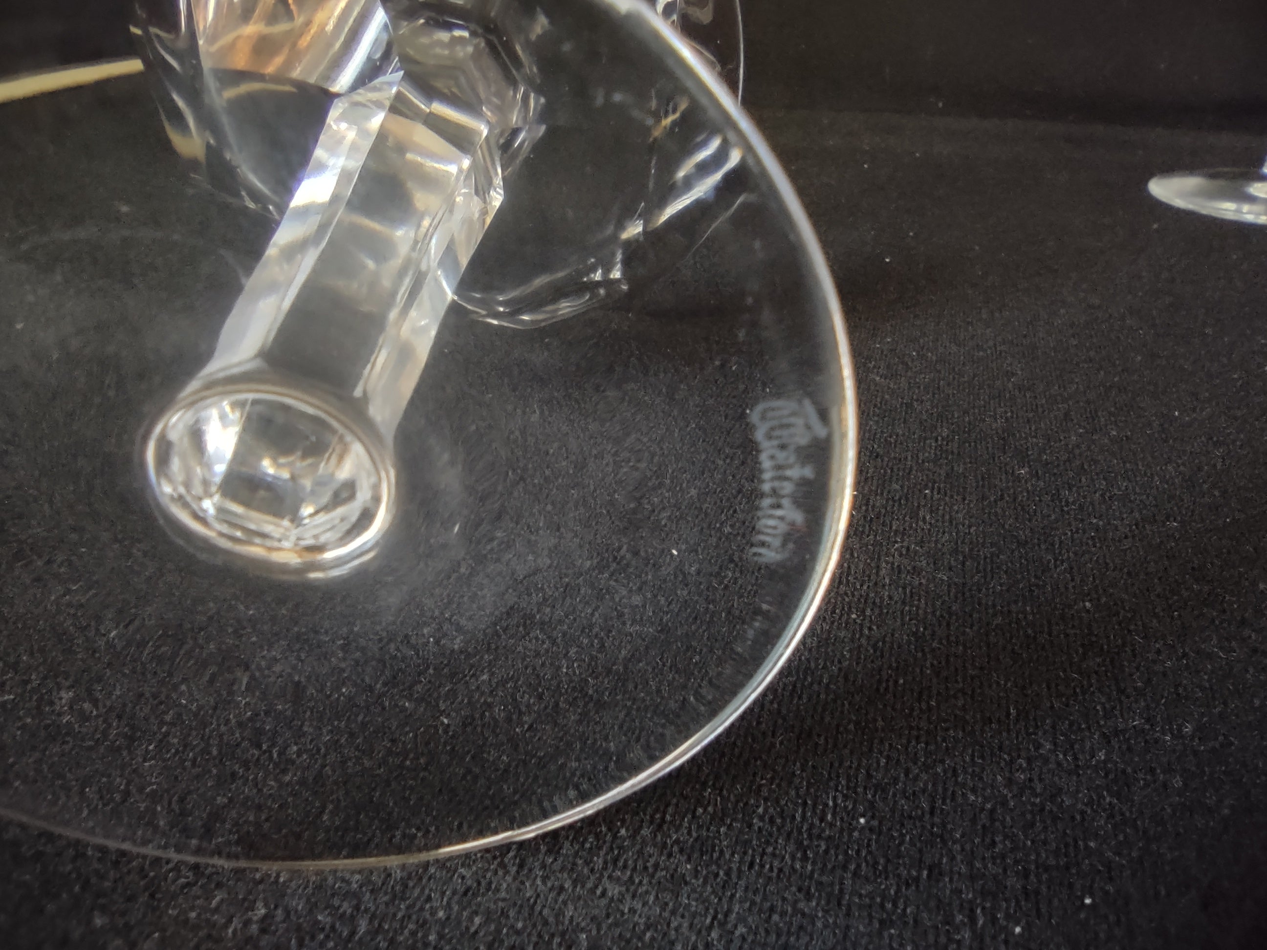 Set of 2 Vintage Waterford Sheila Champagne/Tall Sherbet 4 - 3/4" Tall (lot 2736