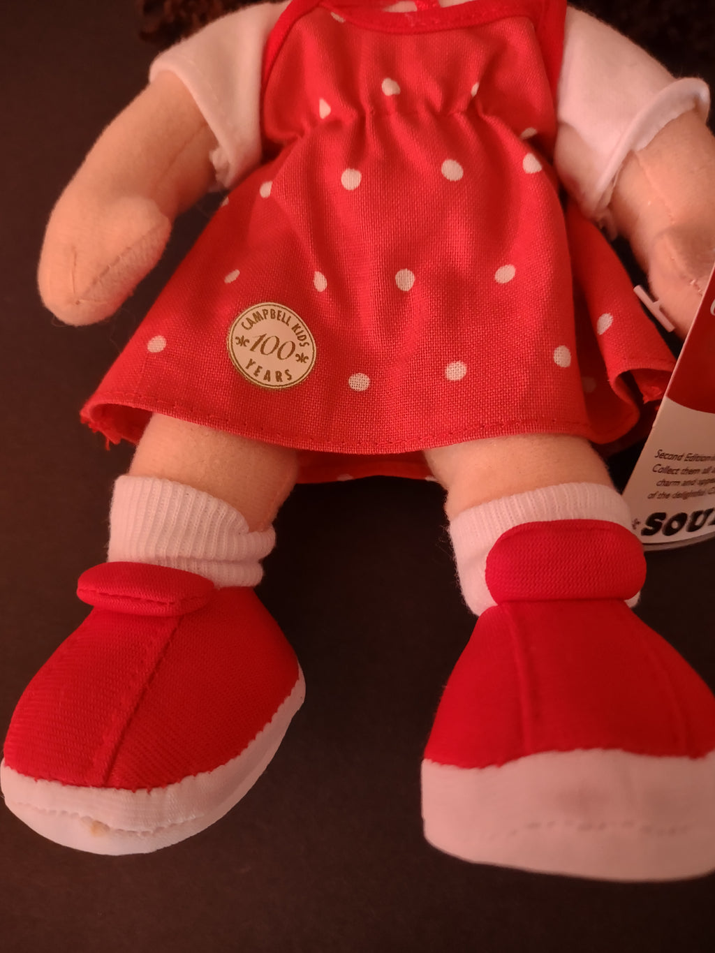 Vintage 2004 Campbells Anniversary Plush Dolls Boy Girl Collectible (Lot 4731)