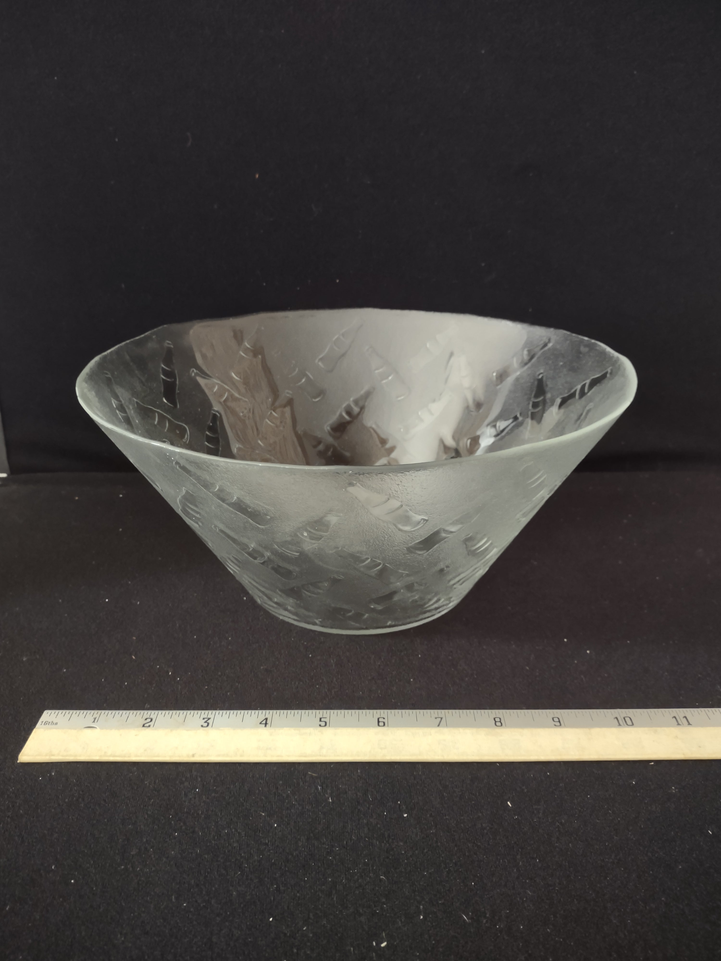 Vintage Coca Cola Chip Candy Bowl x 2 Embossed Bottles Design (Lot 3679)