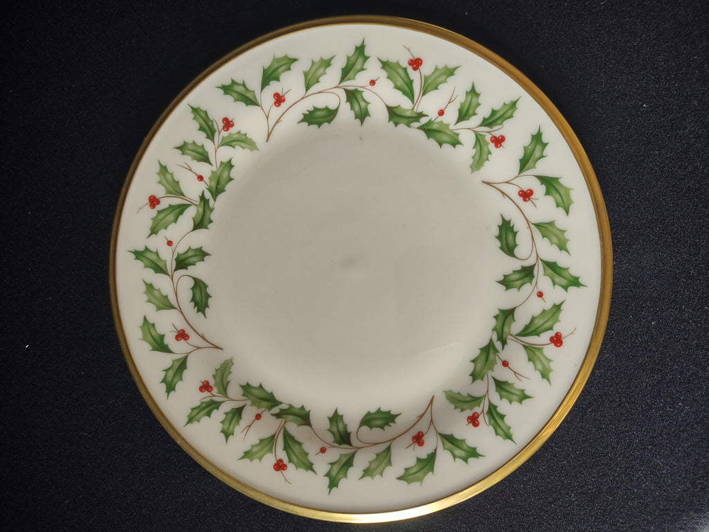 Vintage Lenox Holiday Salad or Luncheon Plate 8-1/8" (lot 1870)