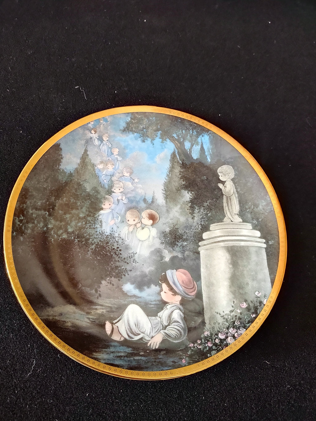 Precious Moments Old Testament Plate Esther Jacob Victory Set Of 3 (Lot 4055)