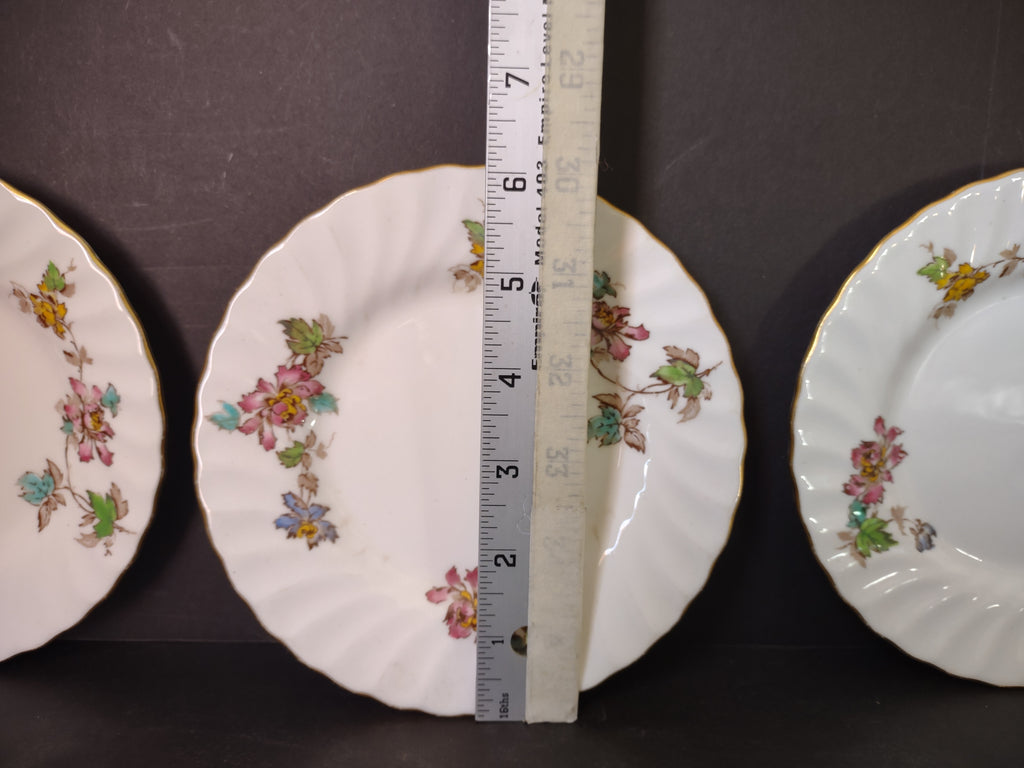 Vintage Minton England Bone China Vermont Bread Butter Plate x 3 (lot 5462)