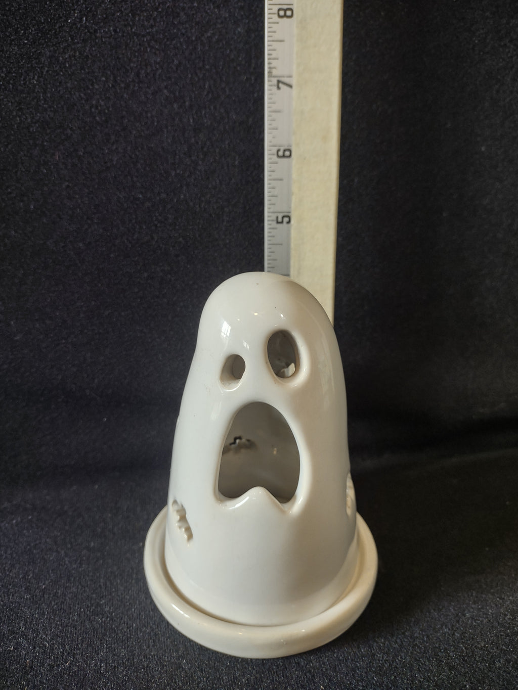 Halloween Ceramic Ghost Tea Light Candle Holder (Lot 4343)