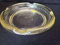 Vintage Mid Century Modern Clear Glass Ashtray 7-1/2" (lot 2166)