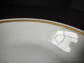 Haviland Limoges Gold & Black Trim White Coupe Cereal Oatmeal Bowl (lot 669)