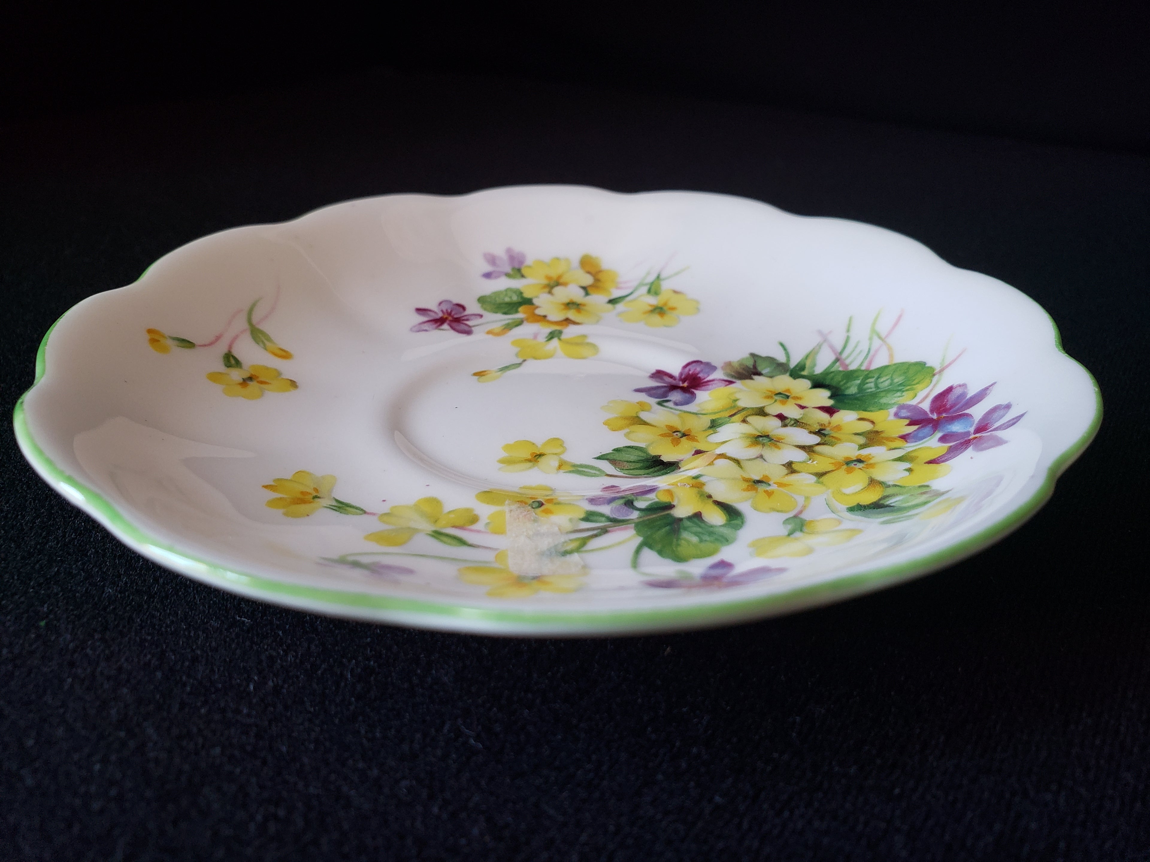 Vintage Royal Albert Bone China Primulette Saucer ONLY (lot 2028)