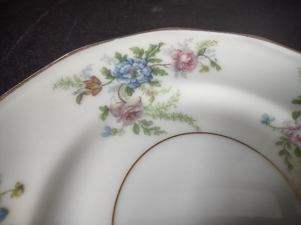 Haviland Limoges Fleurette 7 x Dessert Plate 6-1/2" Floral (lot 809)