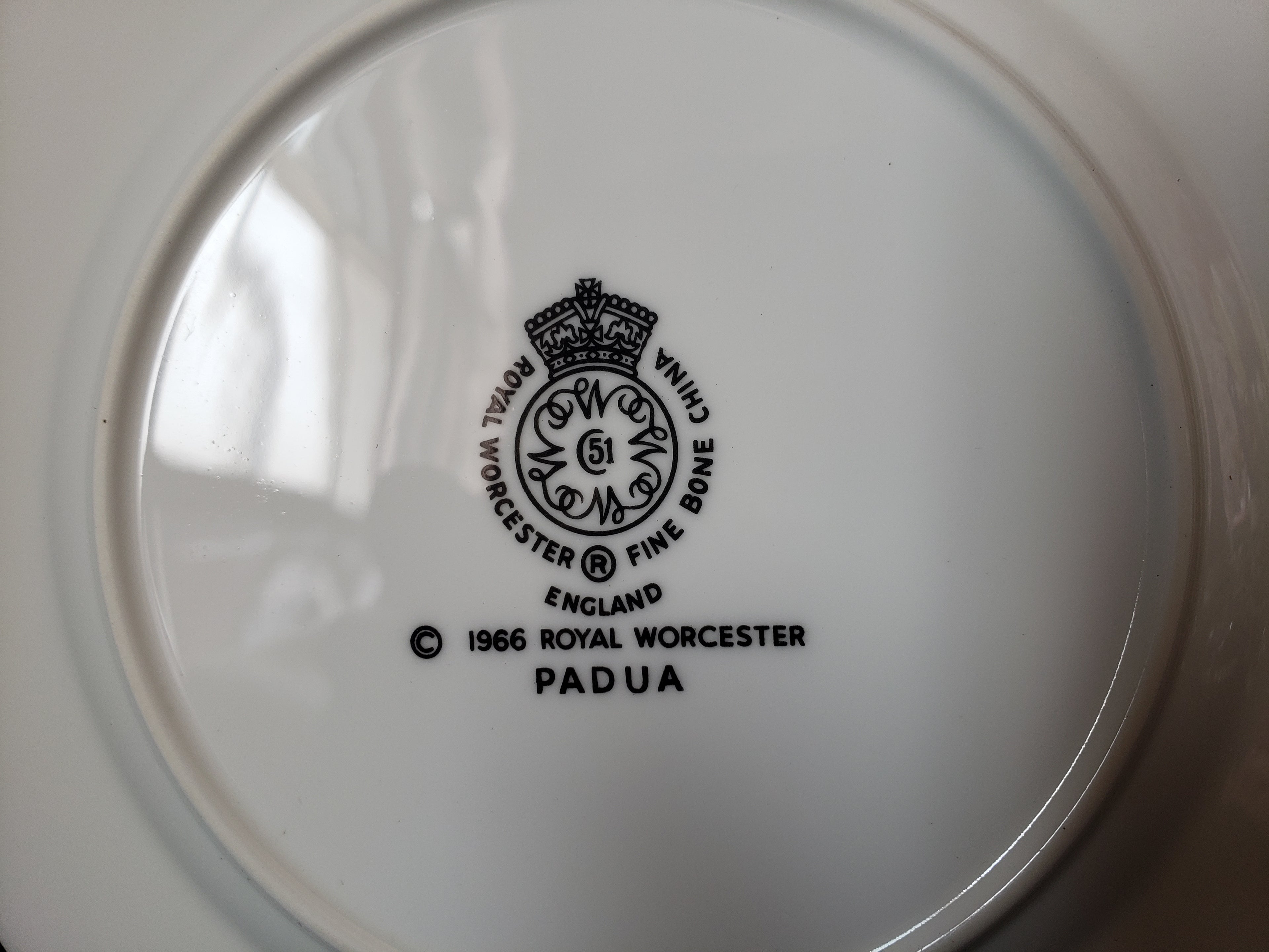 Vintage Royal Worcester Padua Dessert or Bread Plate 6-1/4" (lot 2053)