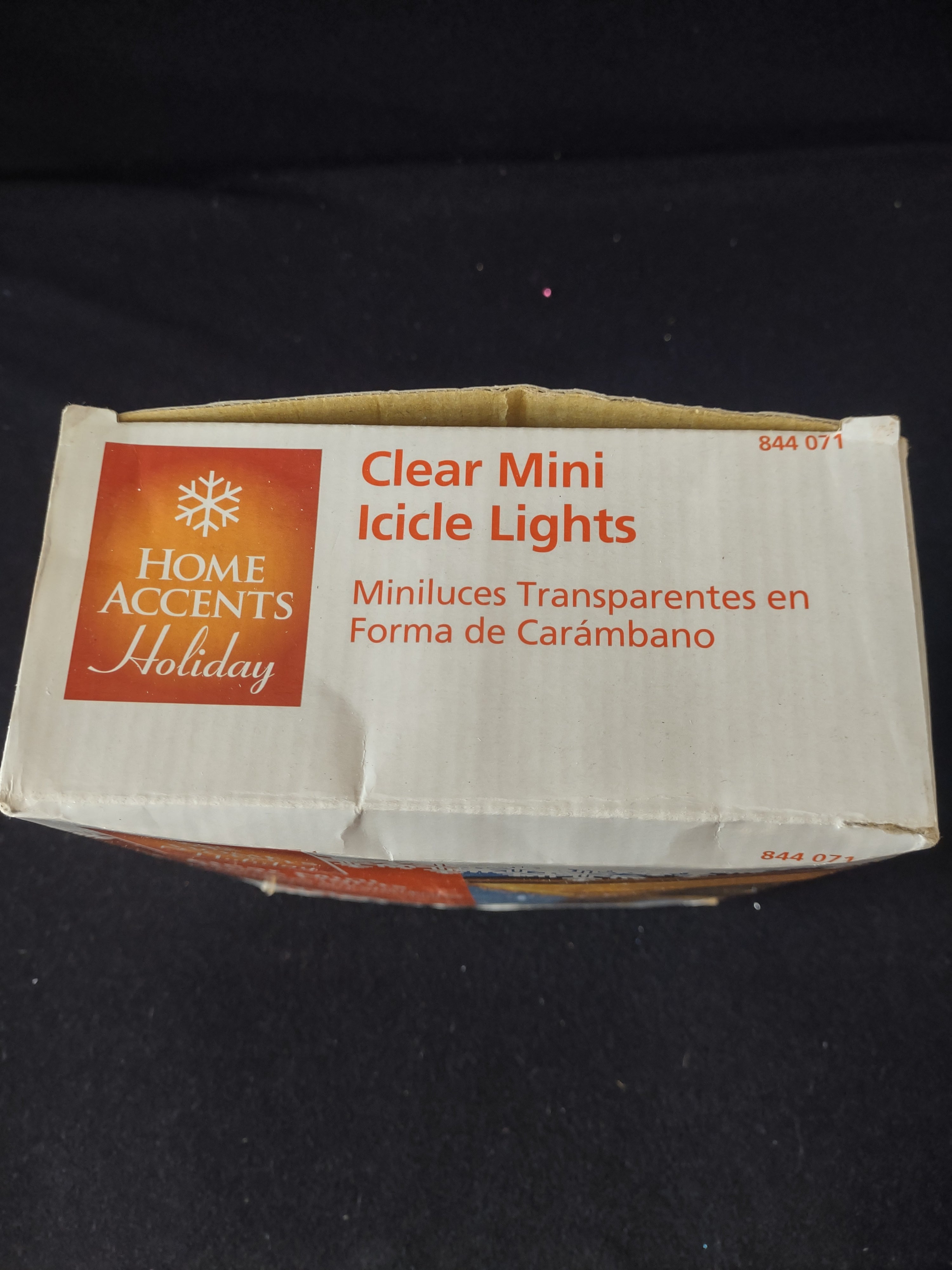 Christmas 300 Clear Mini Icicle Lights 14' 7 Ft Each x 2 Boxes (Lot 4201)