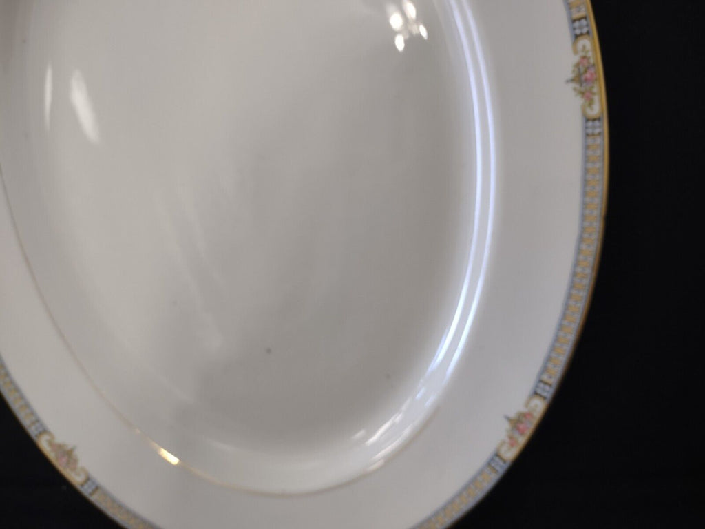 Noritake The Basel Oval Holiday Turkey Serving Platter 16-1/2" Japan (304)