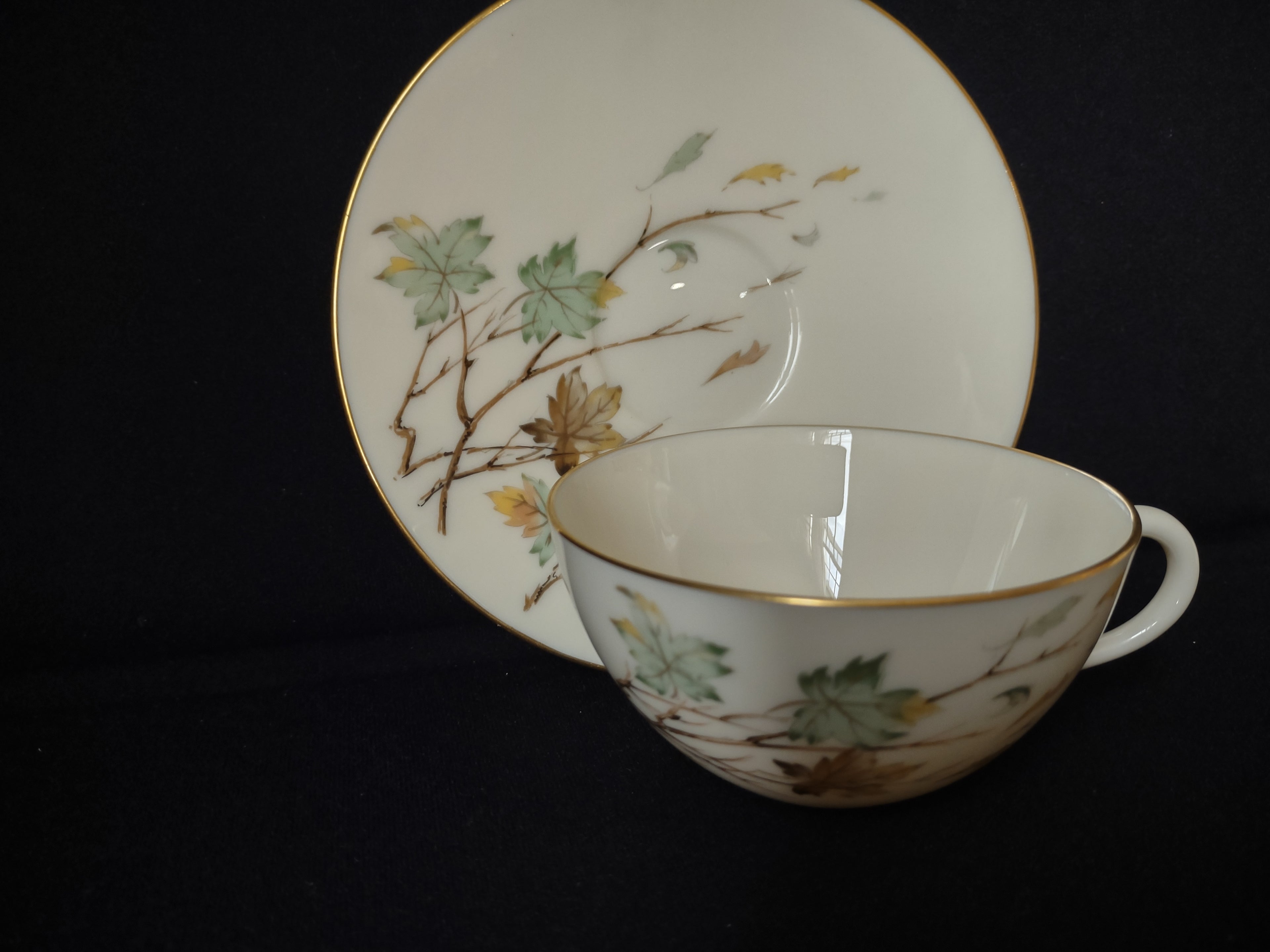 Vintage Lenox Westwind X-407 Tea Cup with Saucer (lot 1832)
