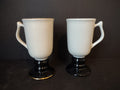 Vintage Irish Coffee Mug x 2 USA Hall Two DIFFERENT Mugs His and Hers (lot 5424)