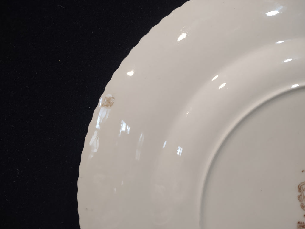Vintage Johnson Pomona Windsor Ware Dinner Plate England Ironstone (lot 5607)