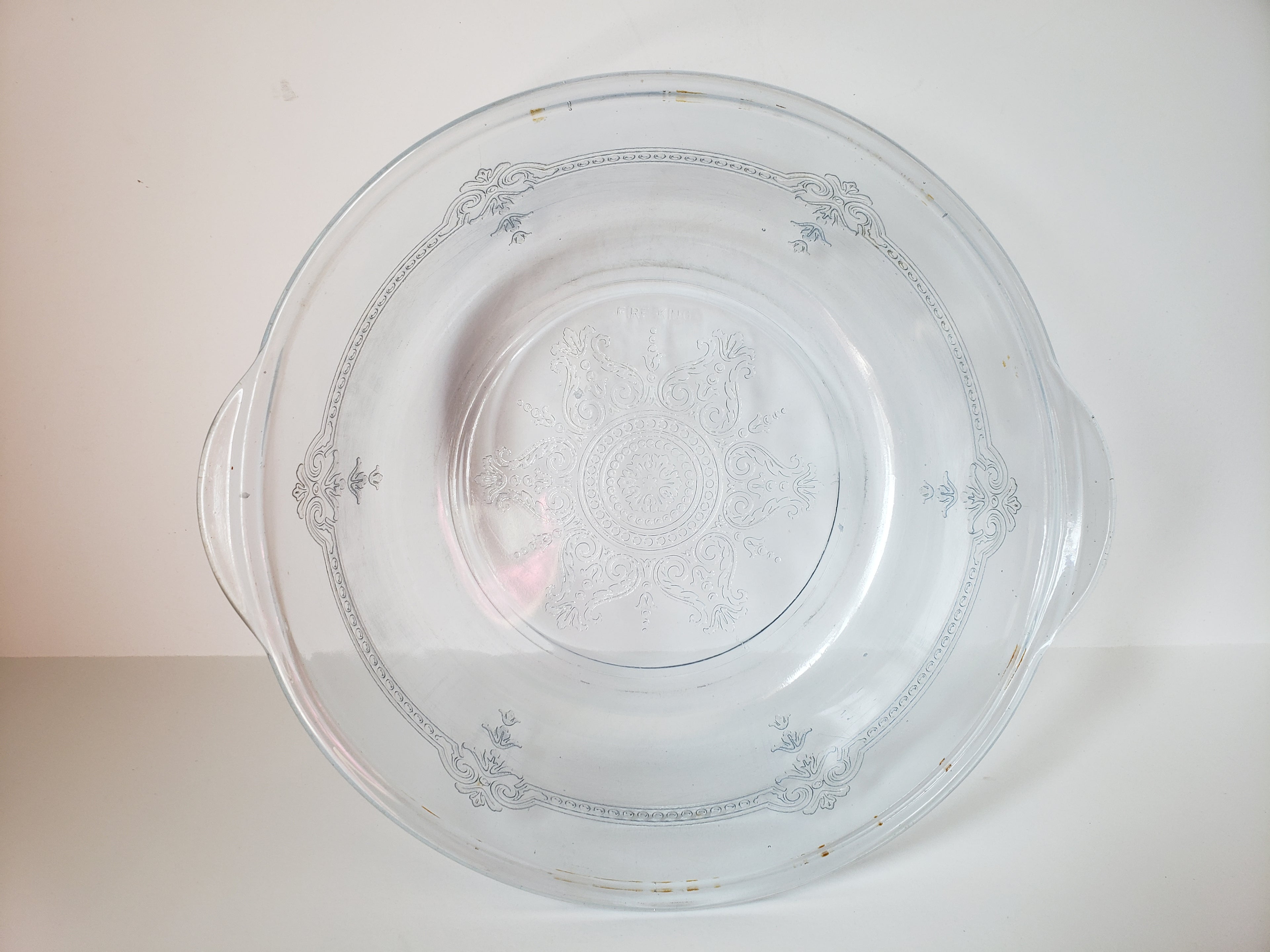 Vintage Fire King Sapphire Blue Philbe 8" Casserole Dish NO LID (2150)