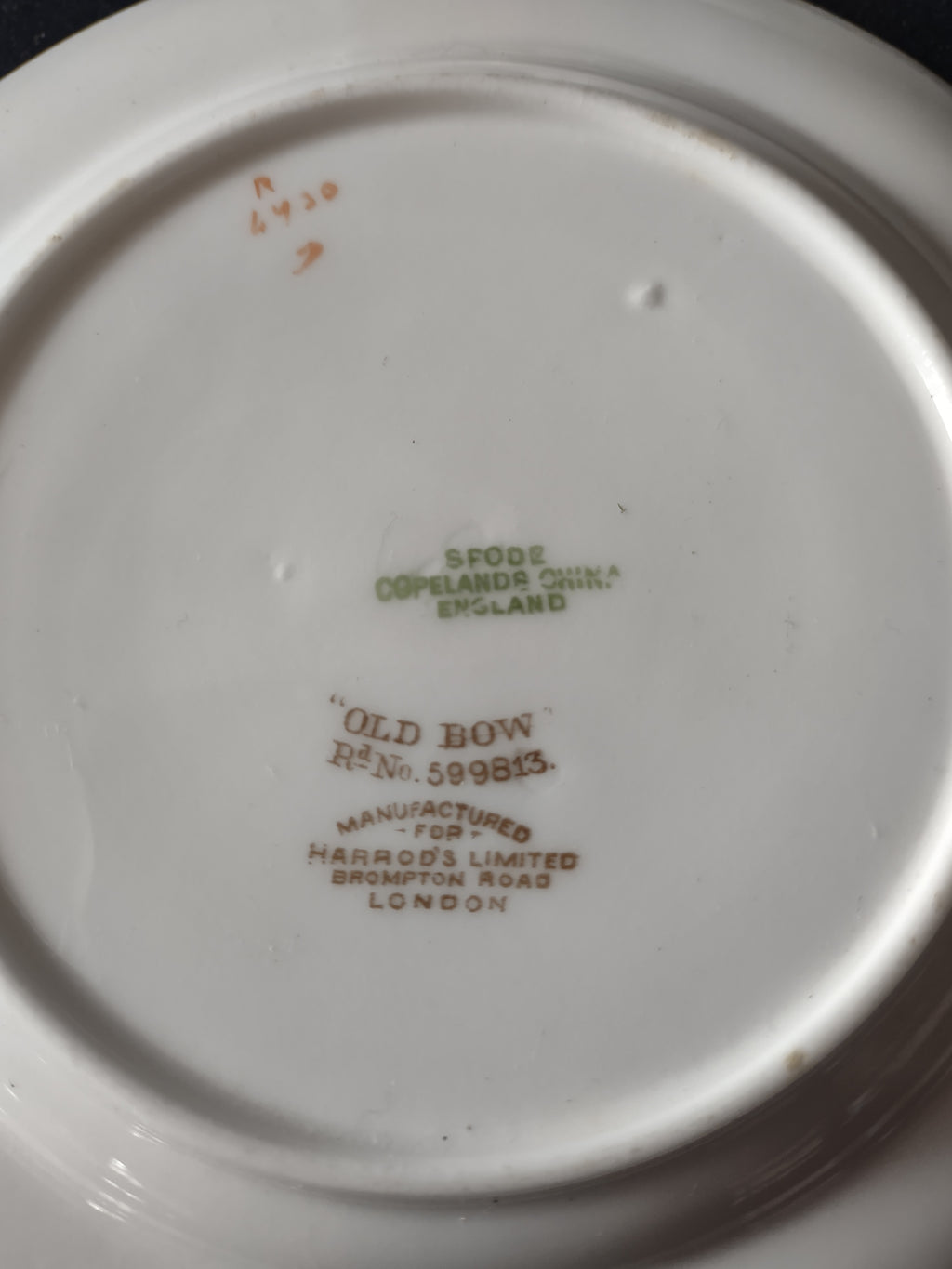 Vintage Copeland Spode Bread Butter Plate Old Bow Earthenware Set Of 3(Lot 5790)